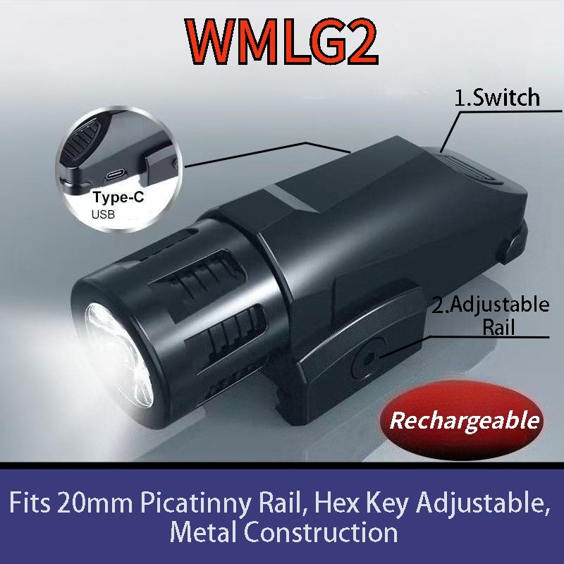 Outdoor Hunting Toys - WML G2 M300 X600 Tactical Flashlight,
