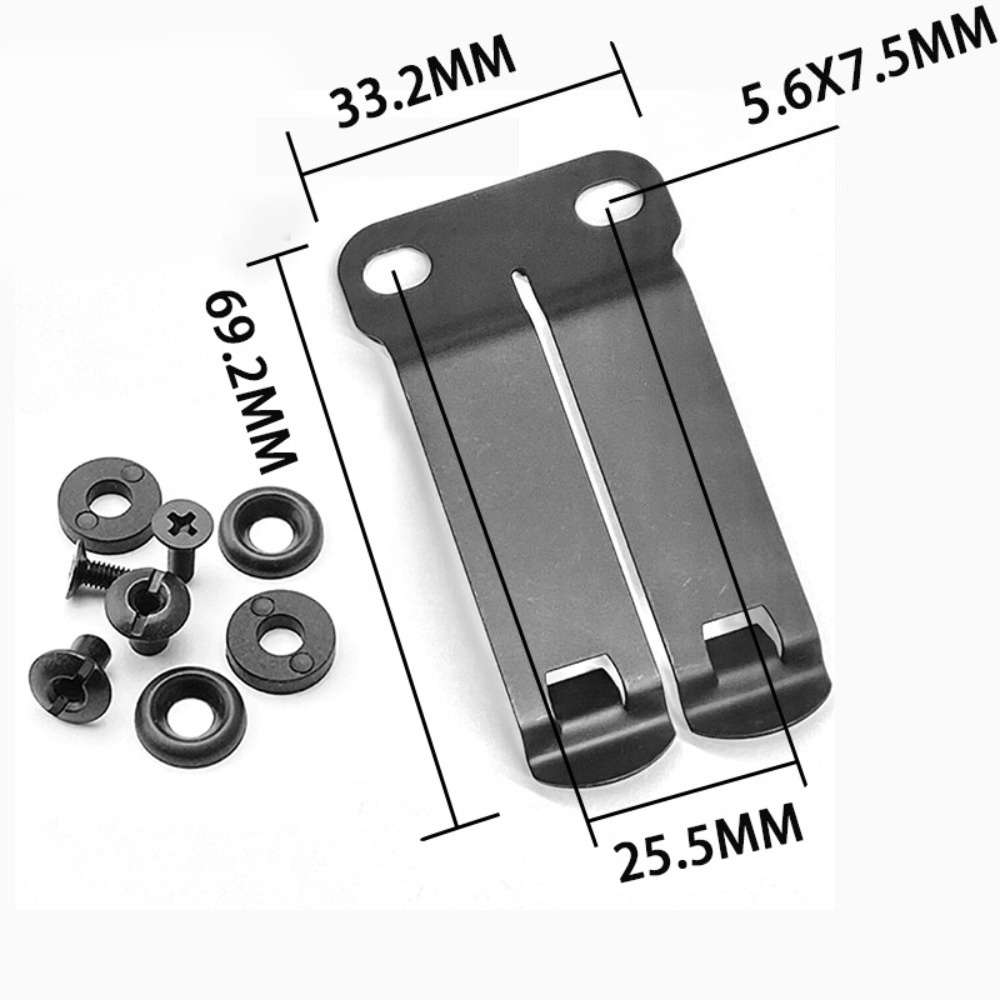 Outdoor Hunting Belt - Adjustable Kydex Sheath Belt Mount Clips