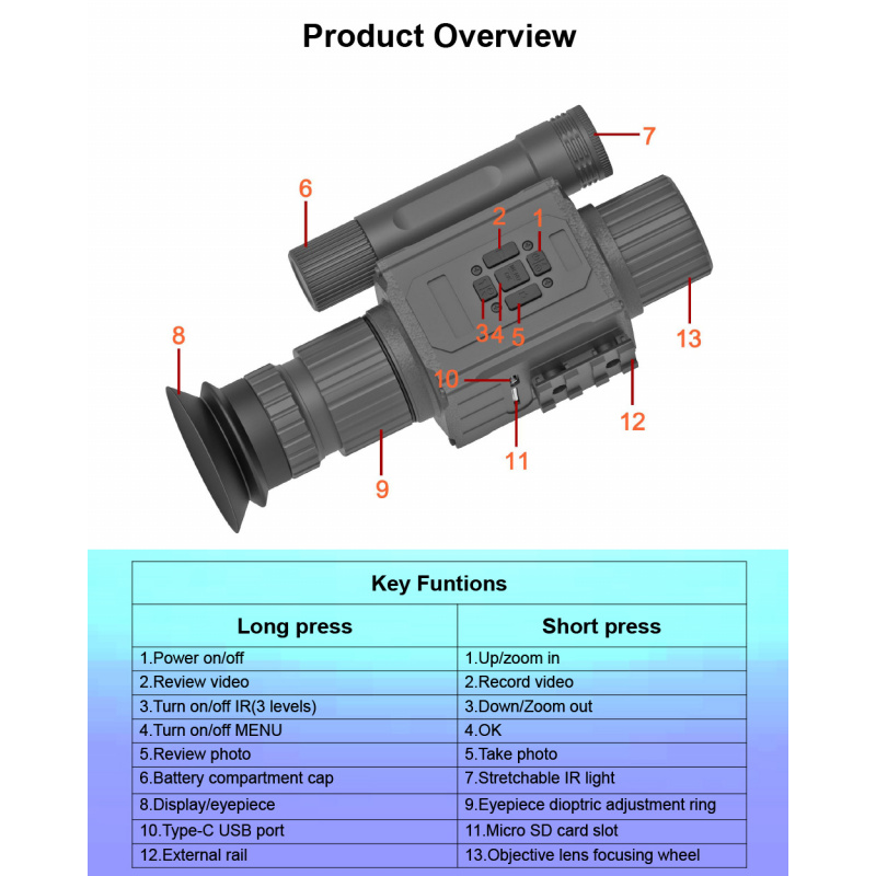 Outdoor Hunting 2026NK008 Infr - đánh giá và giá Outdoor Hunting Video Camera