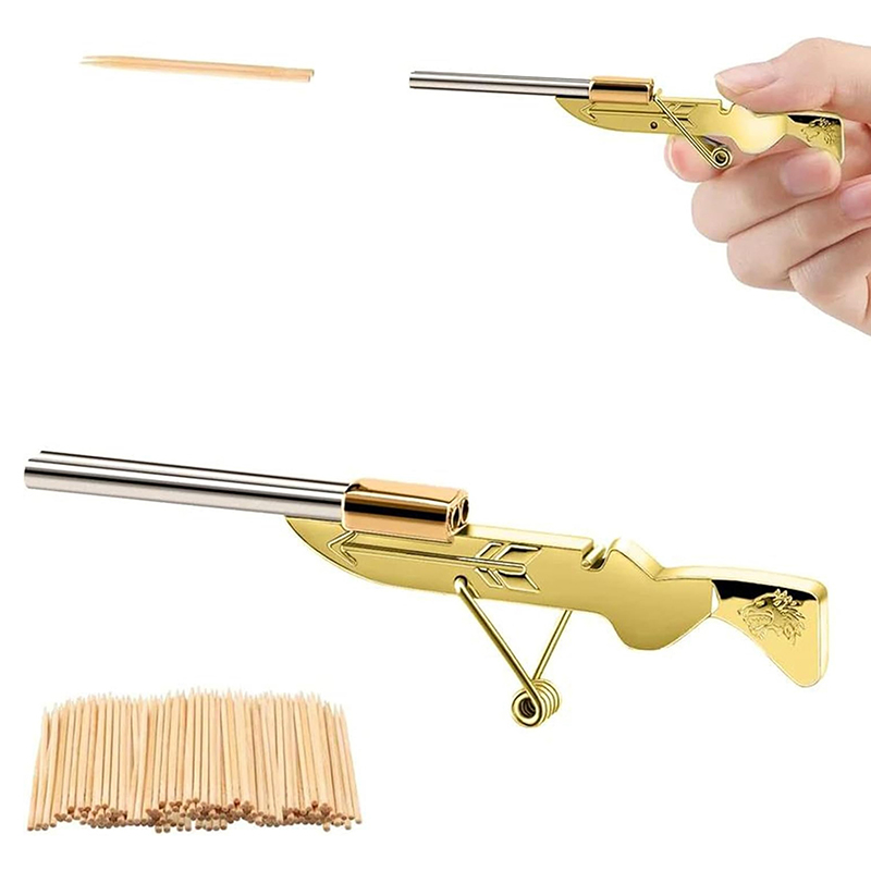 Mini Toothpick Gun Guntoy Toot - đánh giá và giá Outdoor Hunting Toys