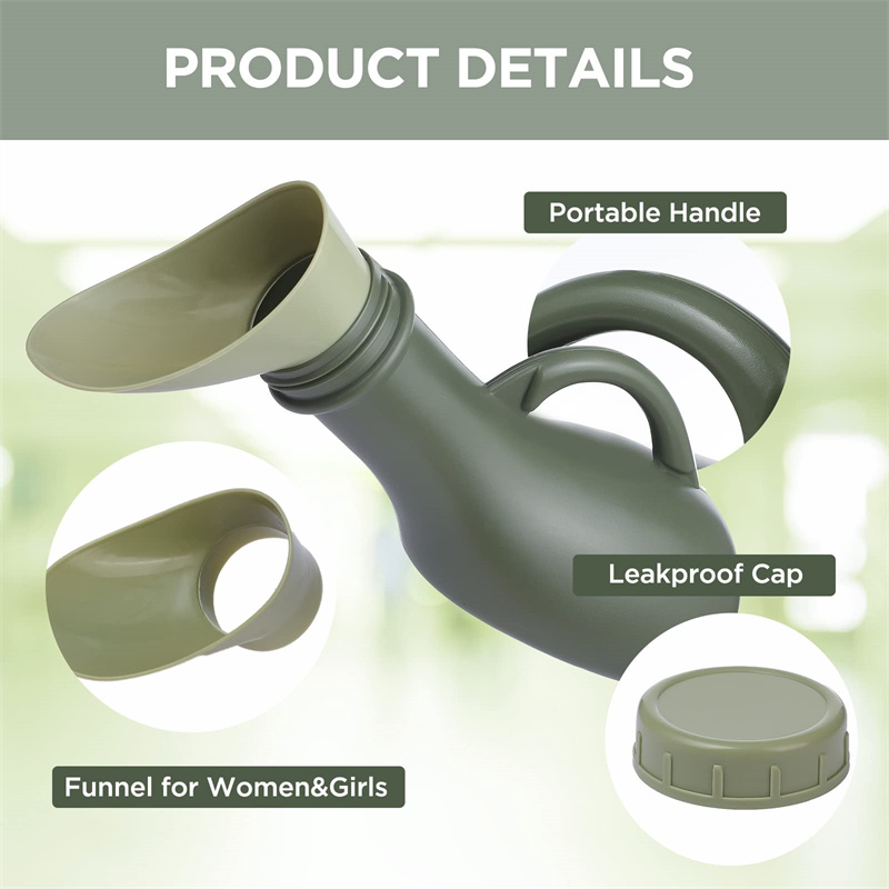 Portable Urinal 1000ml Spill P - đánh giá và giá Outdoor Hunting Toilet