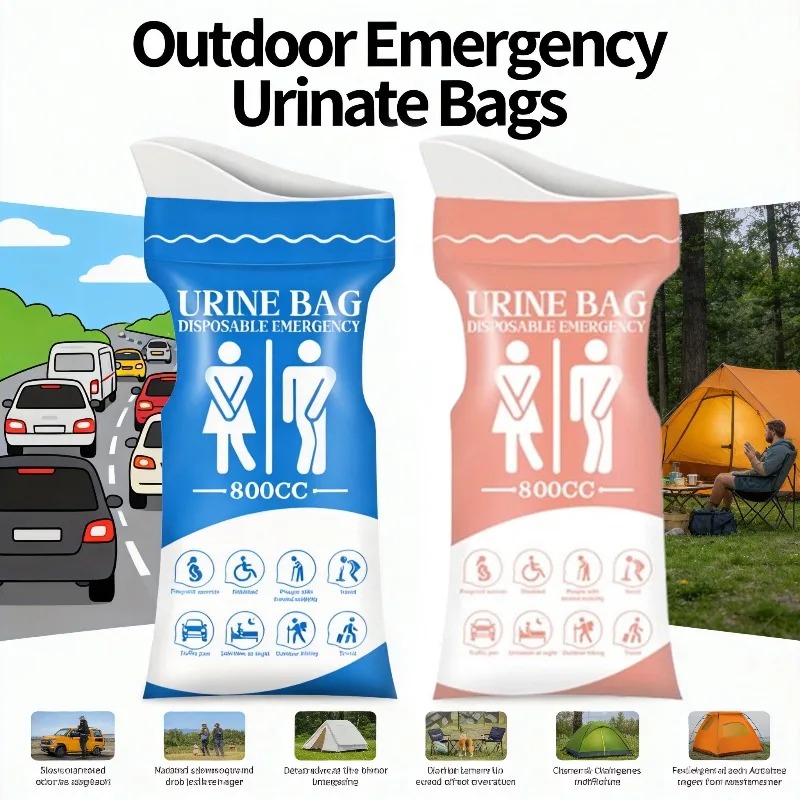 800ML Disposable Outdoor Emerg - đánh giá và giá Outdoor Hunting Toilet