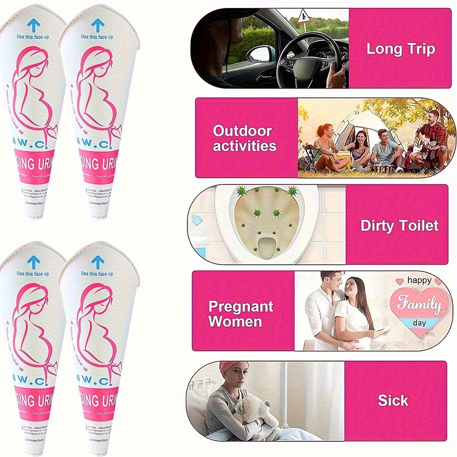 6/12/24pcs Disposable Female U - đánh giá và giá Outdoor Hunting Toilet