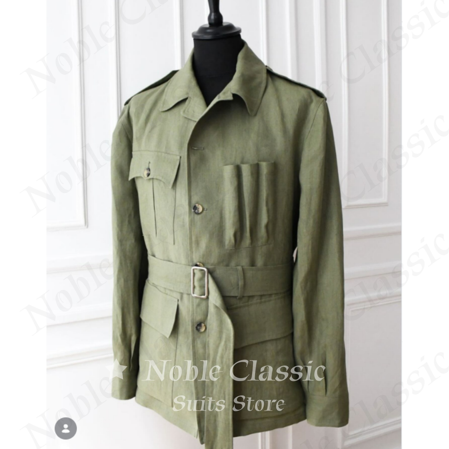 Men Linen Safari Jacket Vintag - đánh giá và giá Safari Outdoor Hunting Jackets